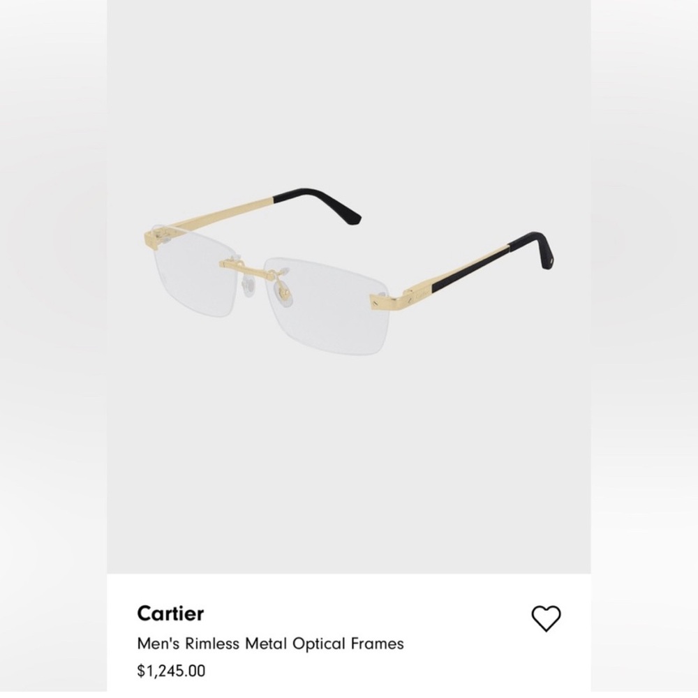 Cartier CT02010 001 optical frames